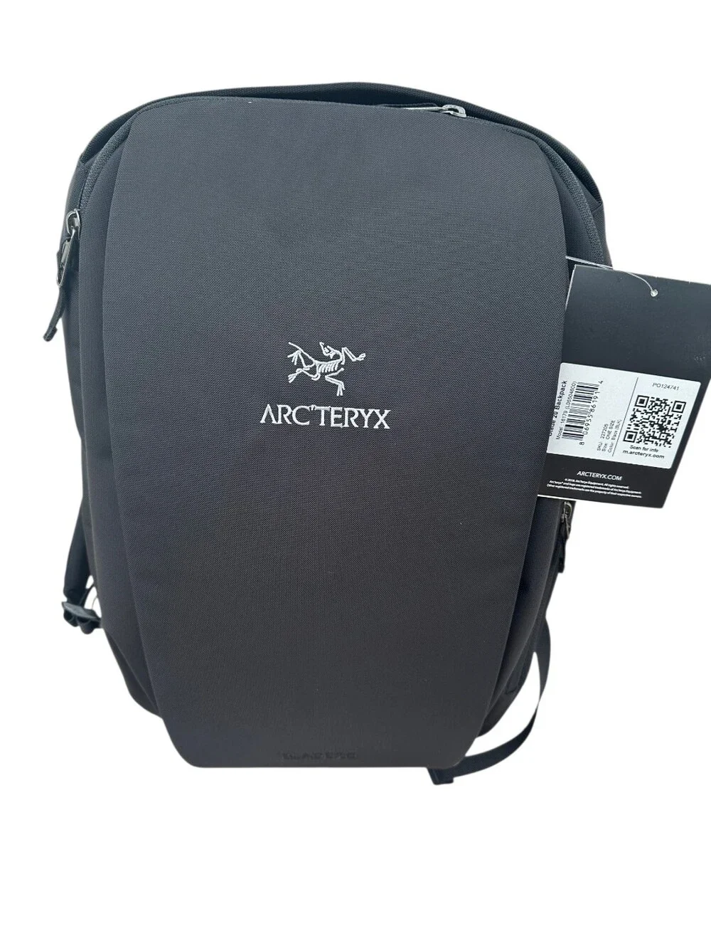 Arc'teryx Black Men's Backpack with White Logo